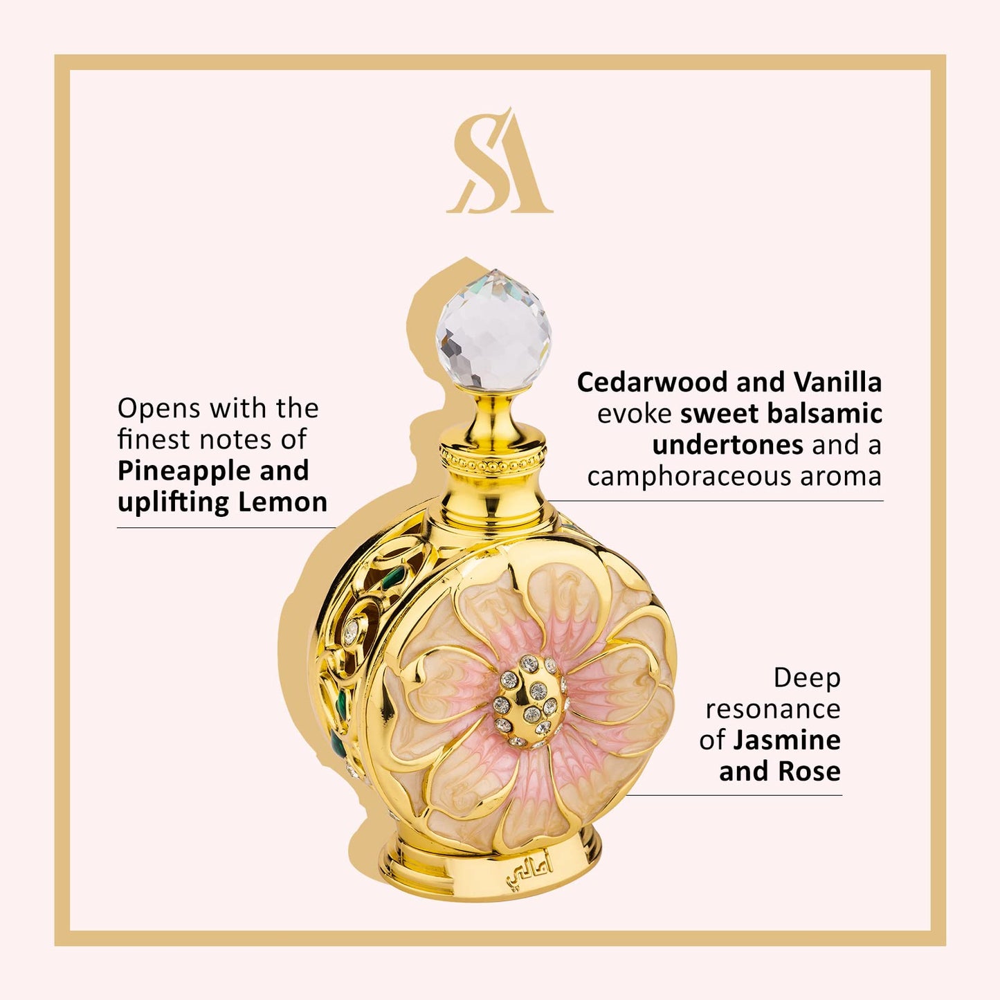 Swiss Arabian Amaali for Women - Woody, Fruity Gourmand Concentrated Perfume Oil & Yulali Perfume Oil-15ML (0.5oz)