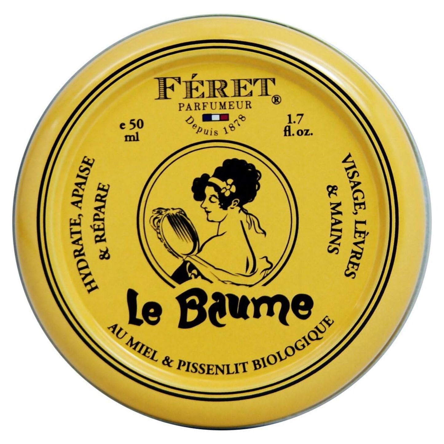 Feret Parfumeur Les Essentiels Rose Gift Set - Le Baume Muti-Purpose Balm & Hyalomiel Gel Moisturizer - Deeply Hydrating Moisturizer for Dry Cracked Skin, Lips & Cuticles - Rose Poudré - 50ml