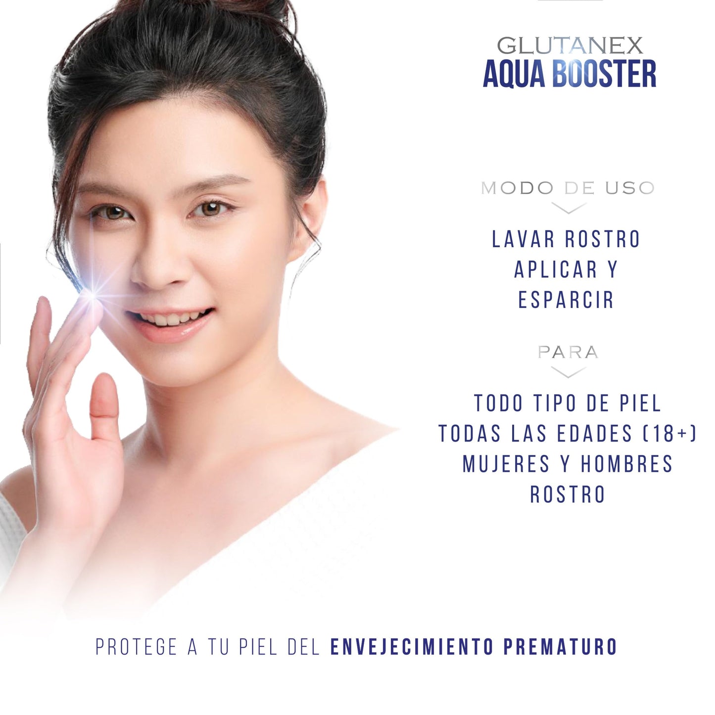 Glutanex Aqua Booster Hydrating Facial Cream, 50ml / 1.7fl oz