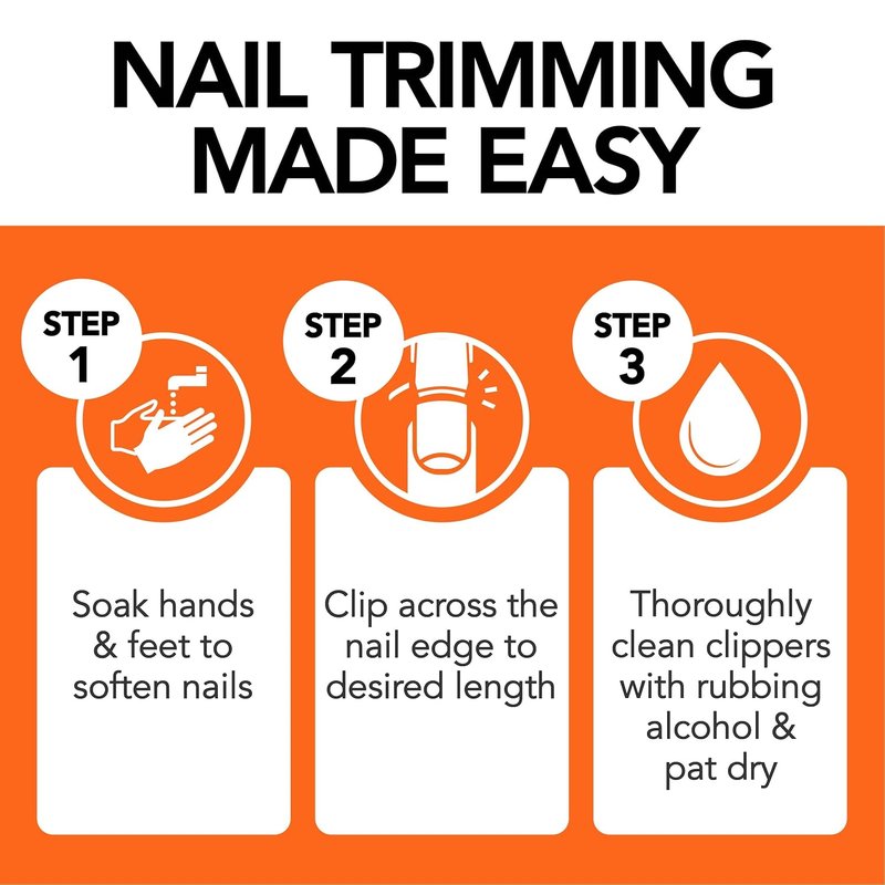 KOHM Nail Clippers Set - Heavy-Duty Wide Mouth Clippers for Thick Nails | Professional Silver Fingernail & Toenail Care