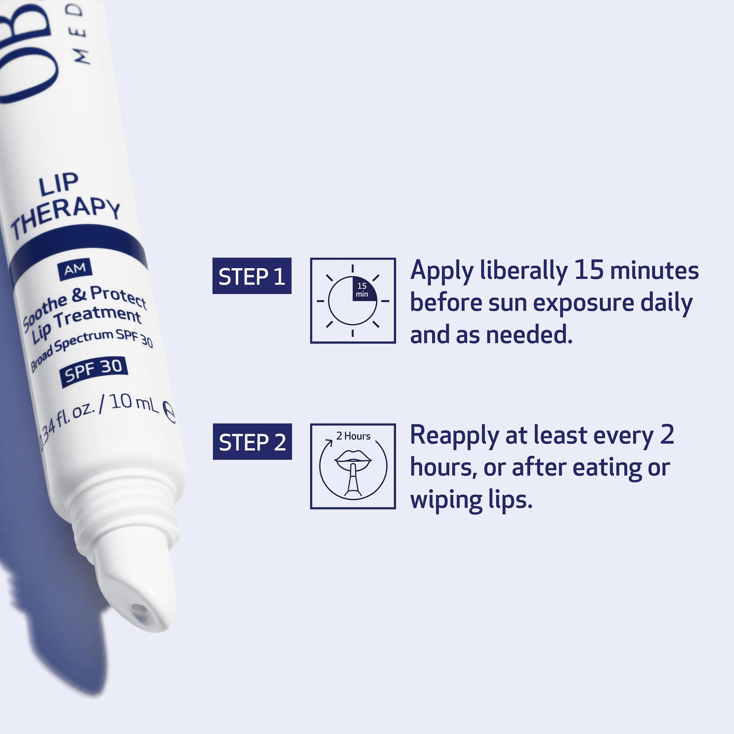 Obagi Lip Therapy SPF 30 Soothe & Protect Lip Balm Treatment – .34 oz