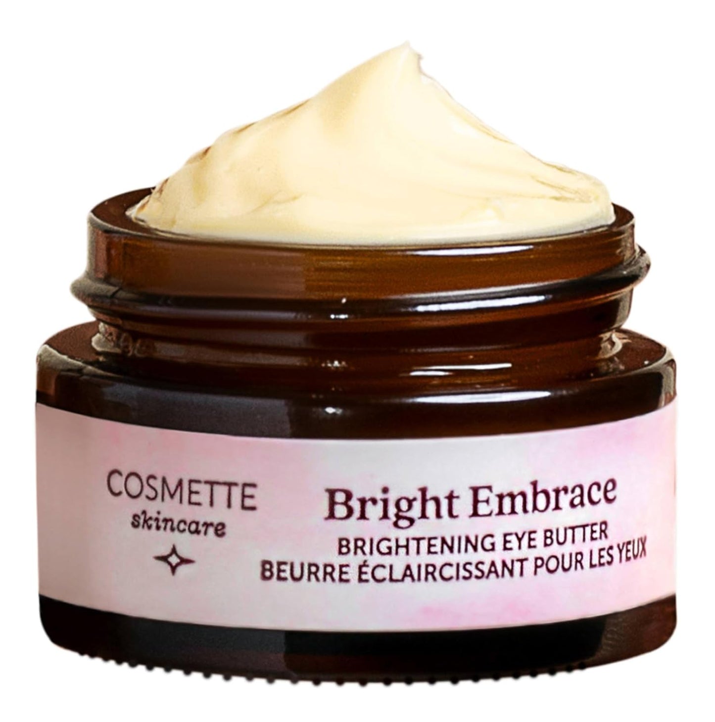 Brightening Eye Cream - Vegan Under Eye Butter with Niacinamide for Dark Circles & Wrinkles | 0.5 FL Oz
