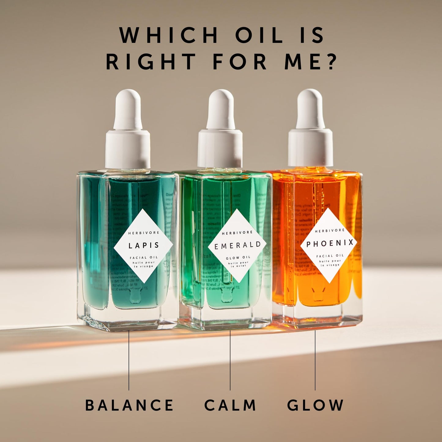 HERBIVORE Phoenix Deep Renewal Anti-Aging Facial Oil with Rosehip, CoQ10, Vitamin E & Antioxidants | Helps Improve Skin Texture + Tone | Vegan, Plant-Based, Cruelty-Free, 30 mL / 1 oz