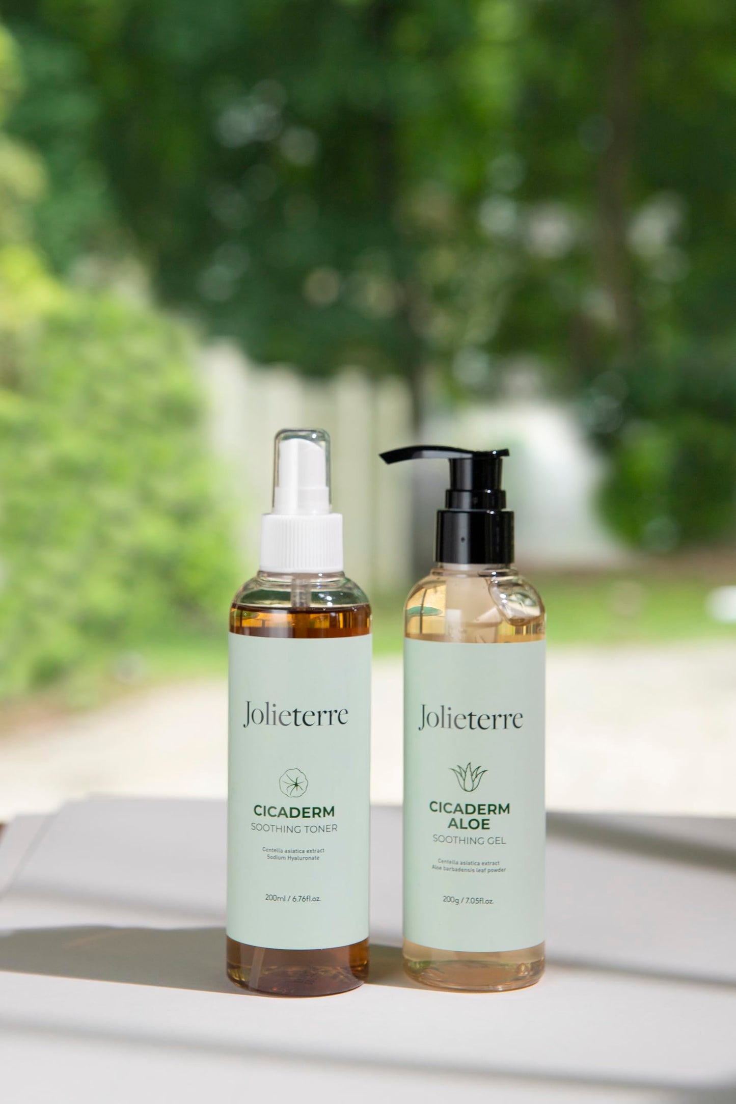 Jolieterre CicaDerm Aloe Soothing Gel for Face & Body – Calming Gel with Cica & Aloe Vera, 200ml