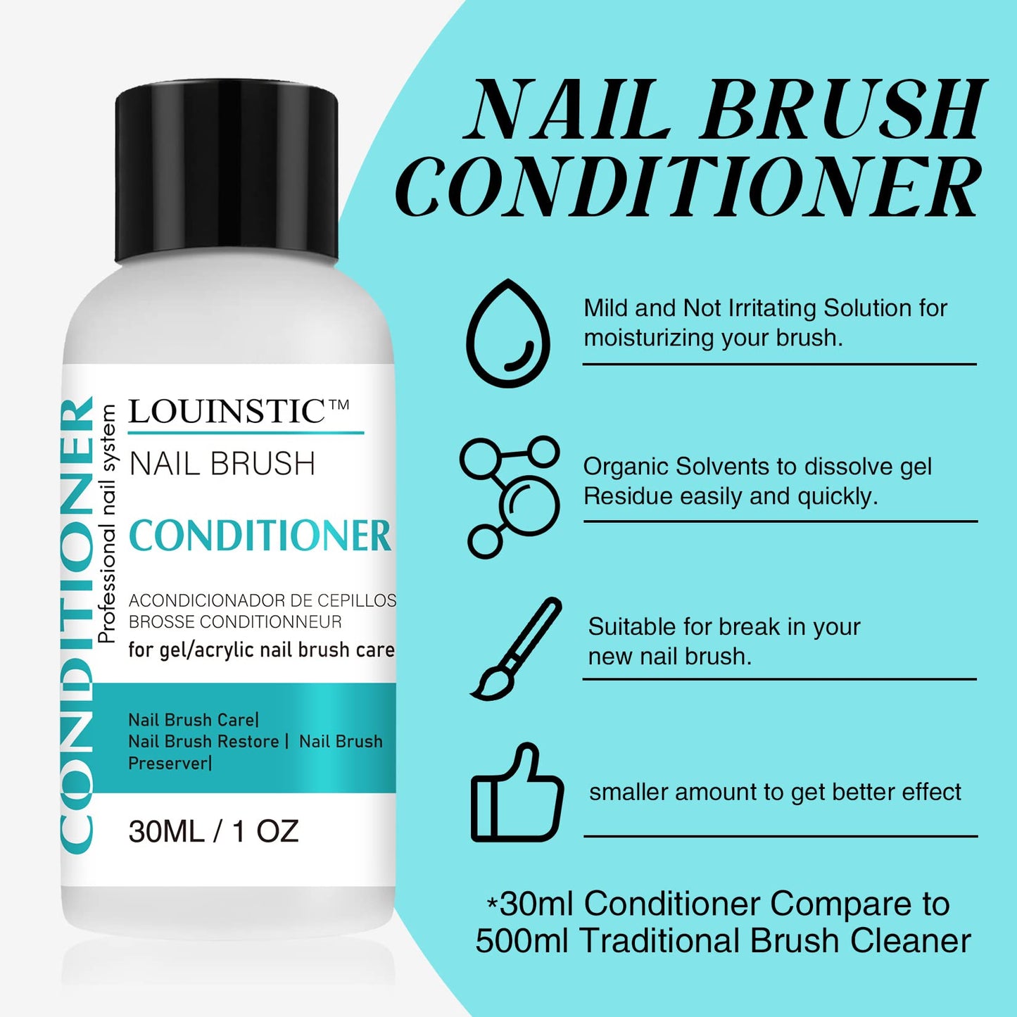 Gel Polish Remover & Cuticle Oil for Nails & Gel Nail Brush Cleaner & Colorful Nail Polish Remover Tools & Glass