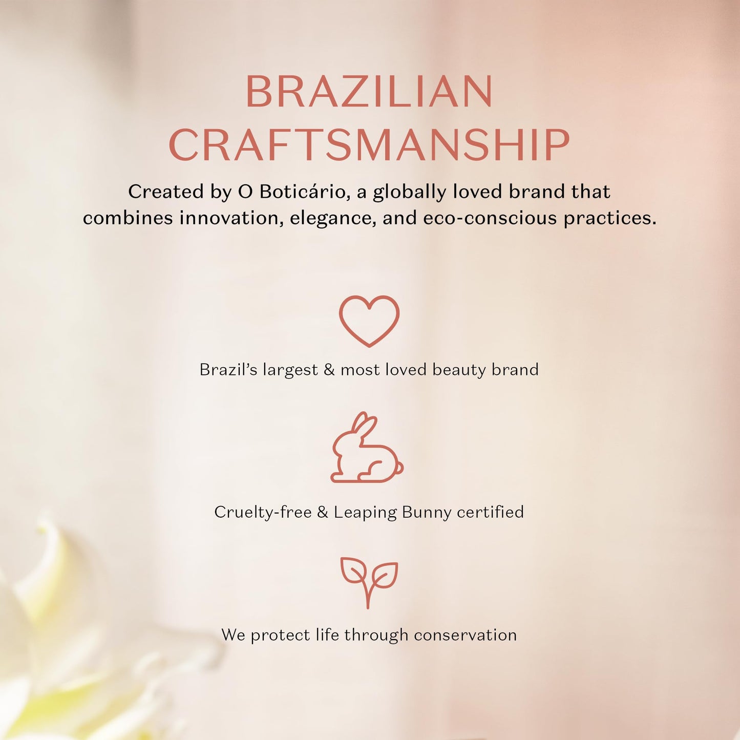 O Boticário Lily Gardenia Satin Body Cream, Intense Hydration and Sophisticated Perfume, 8.8 Ounce (250g)