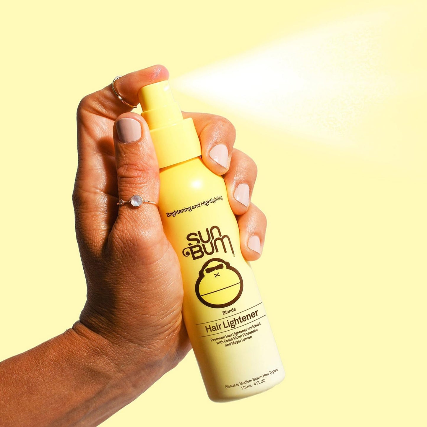 Sun Bum Original SPF 30 Sunscreen Scalp and Hair Mist 2 OZ Blonde Formula Hair Lightener 4 oz Spray Bottle Blonde Hair Types Bundle