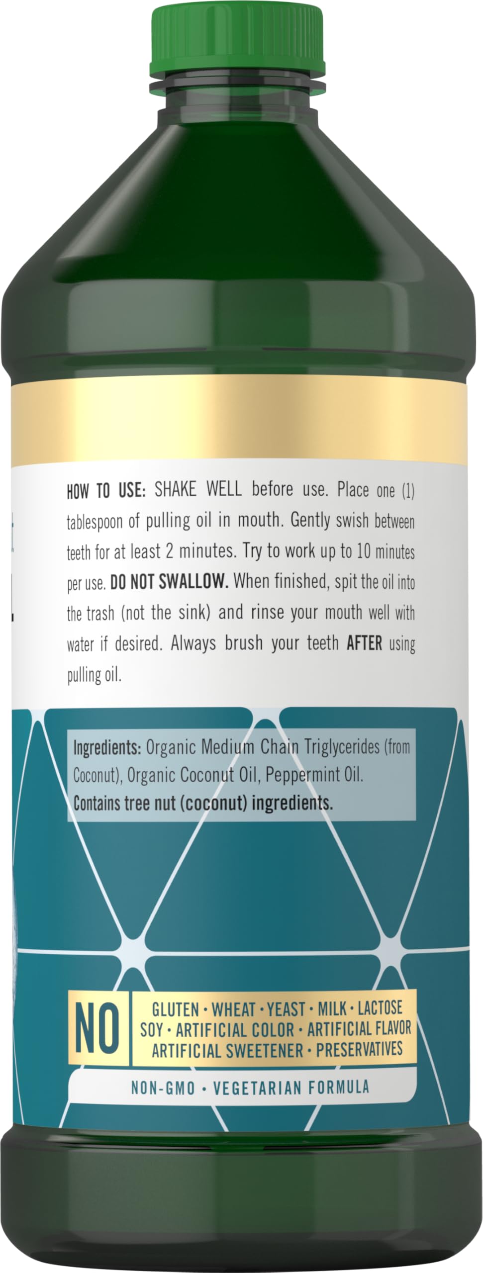 Carlyle Pulling Oil for Teeth & Gums | 16 Fl Oz (Pack of 2)