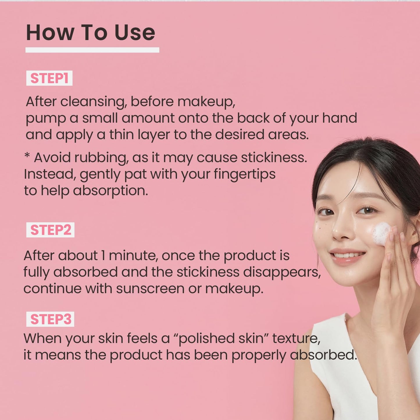 AVEA 1 Minute Bubble Primer – Smoothing, Hydrating & Illuminating Makeup Base with Niacinamide & 12 Peptides, K-Beauty Instant Primer for Radiant, Pore-Refined & Glow Skin, 3.38 fl oz / 100ml