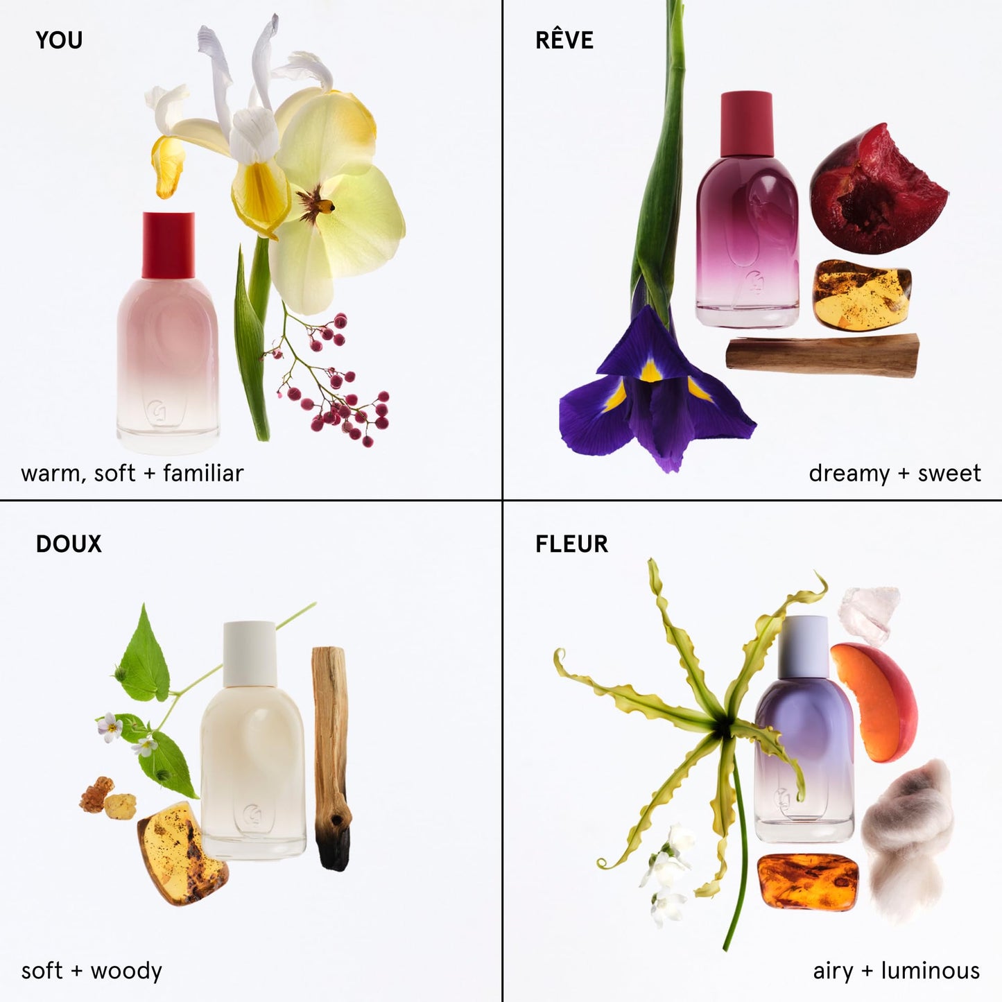Glossier You Eau de Parfum - Unisex Fragrance for Men & Women, Skin-Scent Enhancer Smells Different on Everyone - Musky, Warm & Spicy Perfume with Pink Pepper, Iris & Ambrox Base Notes, Travel 8ml