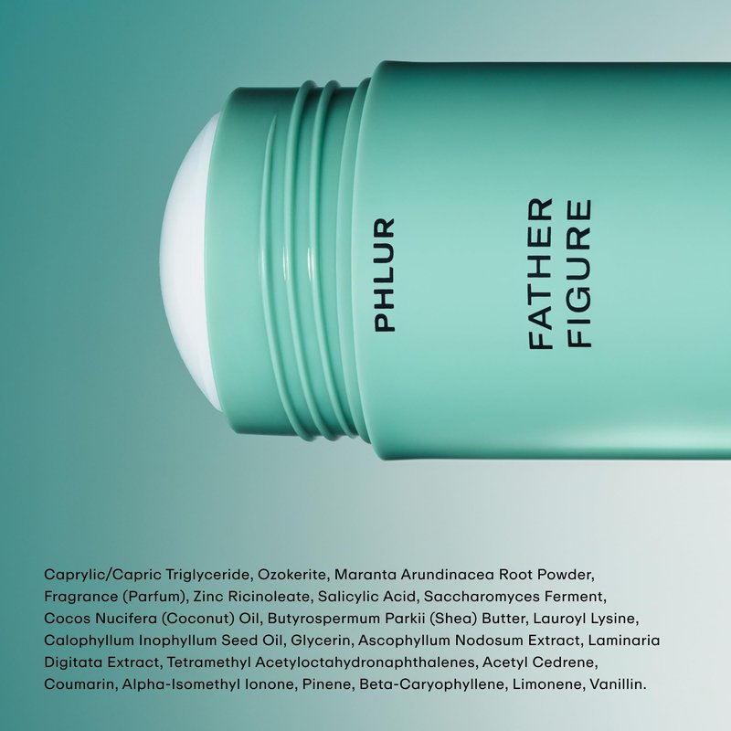 PHLUR Vanilla Skin & Father Figure Deodorant Duo - Natural 48 Hour Odor Protection - Baking Soda Free & Aluminum Free Deodorant with Salicylic Acid, Arrowroot Powder & Tamanu Oil (2 x 1.76 oz)