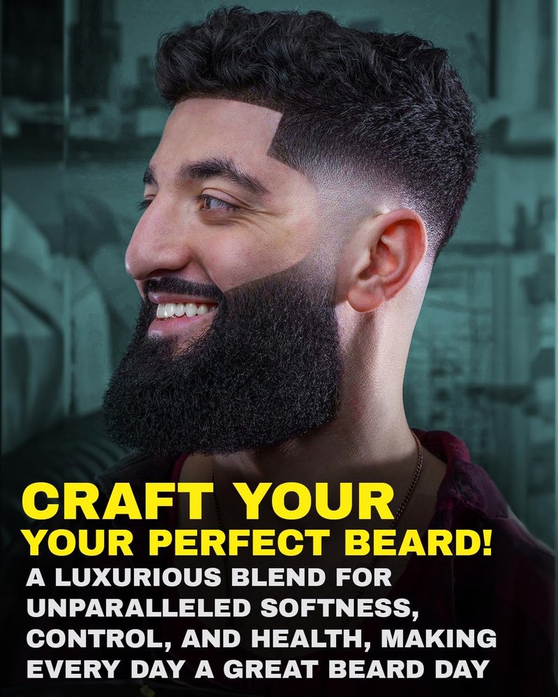 Level 3 Beard Balm - Leave-In Conditioner and Softener for Men - Deep Massage Care