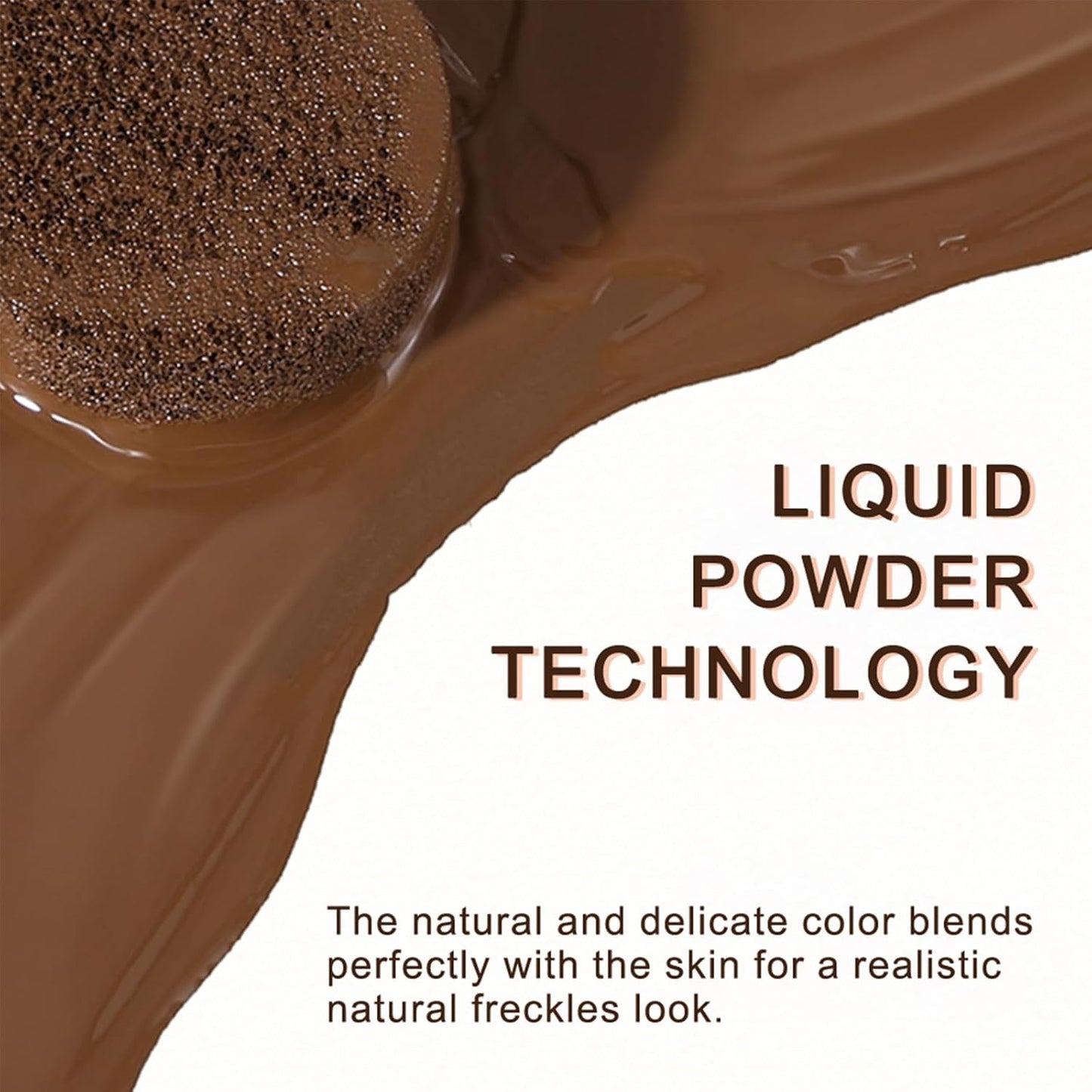 Liquid Freckle Pen - Long Lasting Waterproof Fake Freckles Stamp | Natural Sunkissed Makeup, 01 Saddle Brown