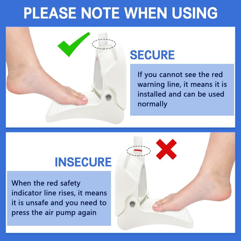 CWD&SQH Shower Foot Rest for Shaving Legs with Upgraded Powerful Suction Cup, Load Capacity 381 Pounds, No Drilling Non-Slip Bathroom Pedal, Pedicure Foot Rest, Shower Shaving Leg Aid, White, 3TH