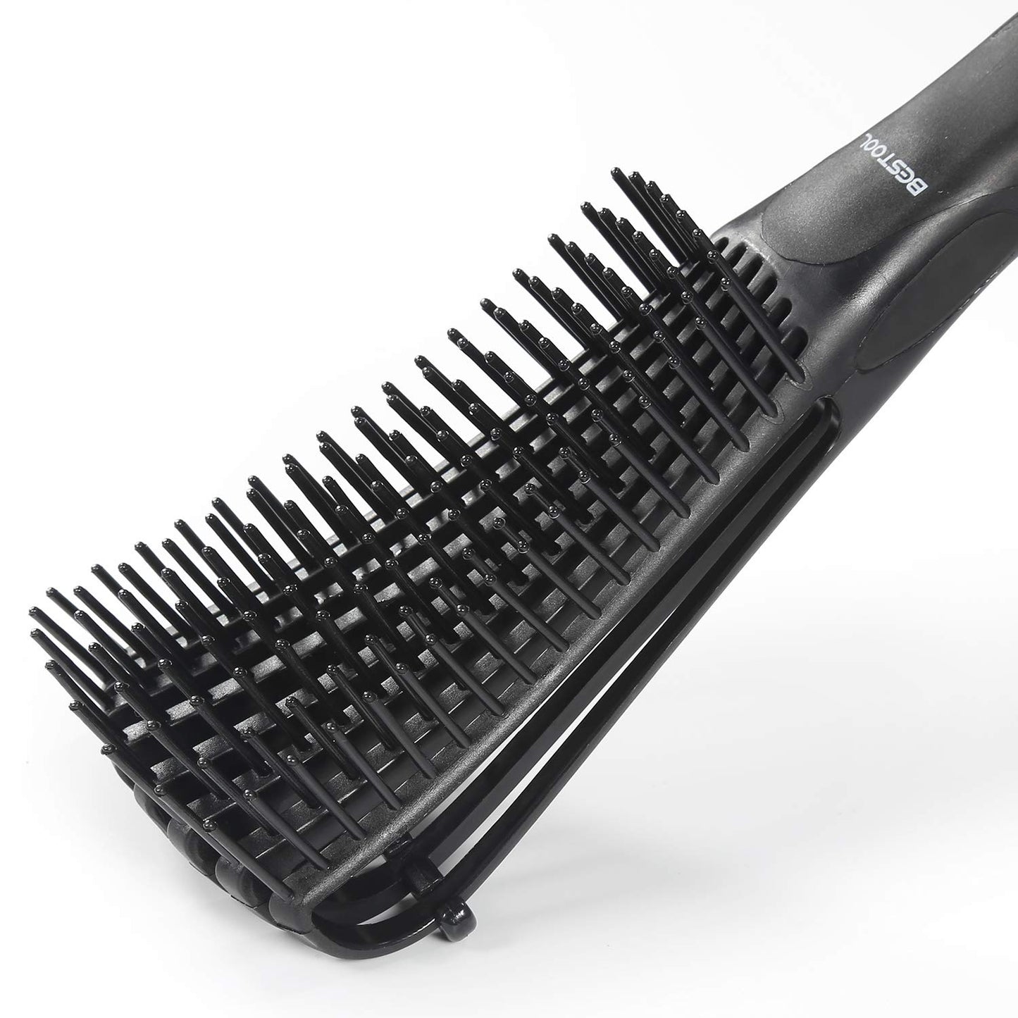BESTOOL Detangling Brush for Natural Hair-Detangler for Afro America 3a to 4c Kinky Wavy, Curly, Coily Hair, Detangle Easily with Wet/Dry, Apply Conditioner/Oil