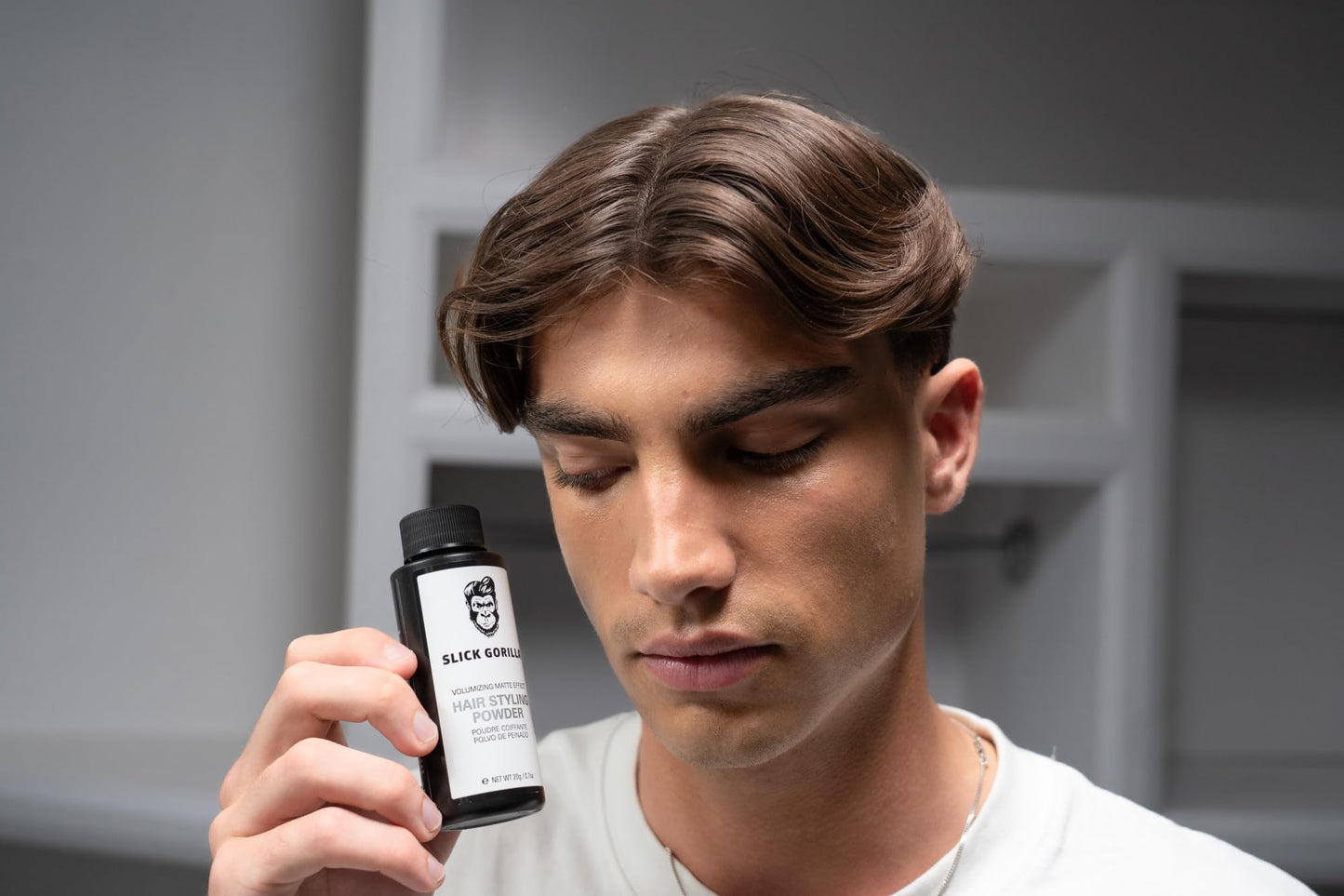 Slick Gorilla Men's Hair Styling Duo – Texture Powder (20ml) and Sea Salt Spray (200ml) | All-Day Hold, Matte Finish, Lightweight Volume & Texture