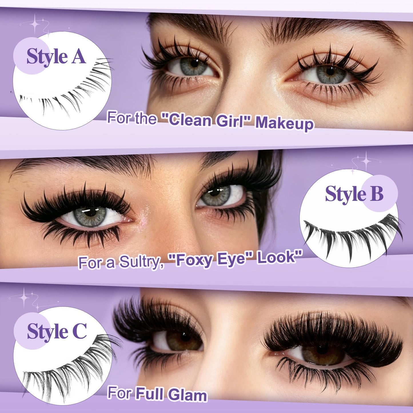 B&Q Volume Lash Clusters Kit 280PCS Lash Extension Kit Thick 3D Wispy DIY Eyelash Extension Set with Individual Lashes, Lash Bond and Remover,Tweezers(150D)