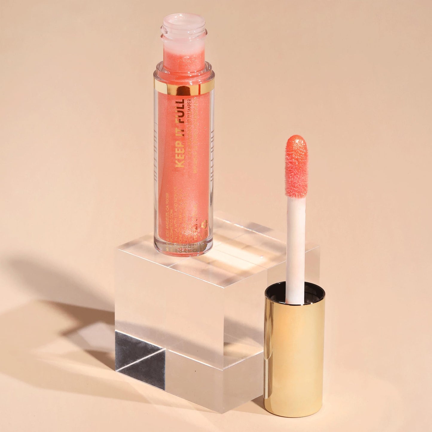 Milani Lip Gloss, Keep It Full Nourishing Lip Plumper with Hyaluronic Acid & Peptides for Soft, Fuller-Looking Lips (0.13 Fl. Oz.)