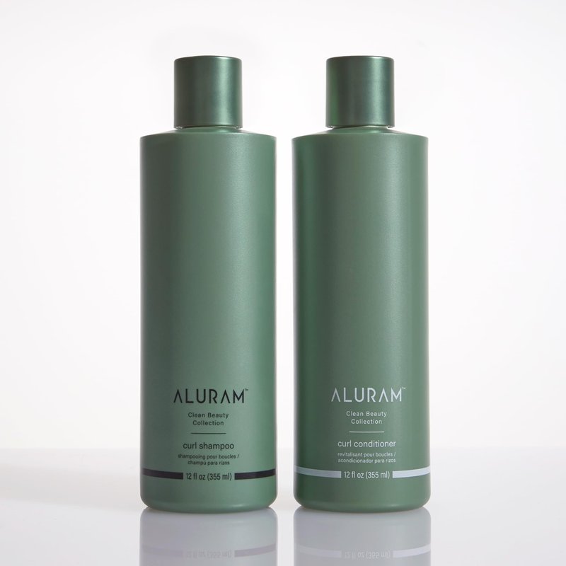 ALURAM Curl Shampoo, Clarifying Coconut Water Infused and Lightweight Cleansing For Curly Hair, 12 Fl Oz