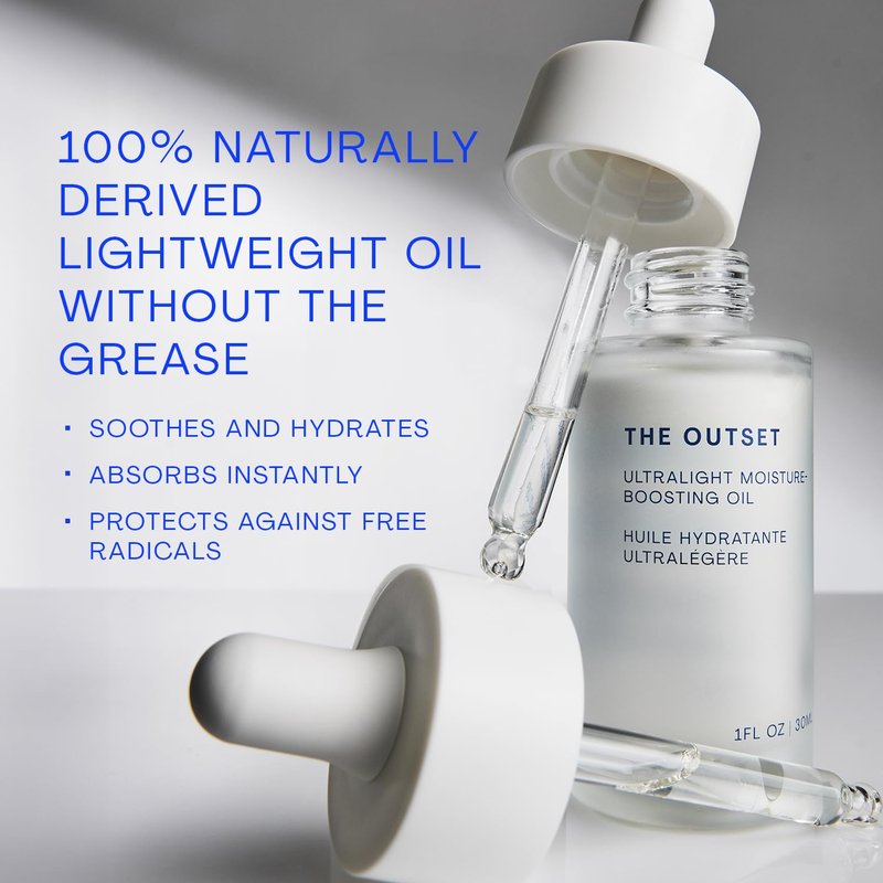 Ultralight Hydrating Face Oil with Squalane - Fast-Absorbing, Fragrance-Free Moisturizer for All Skin Types | 1 fl oz