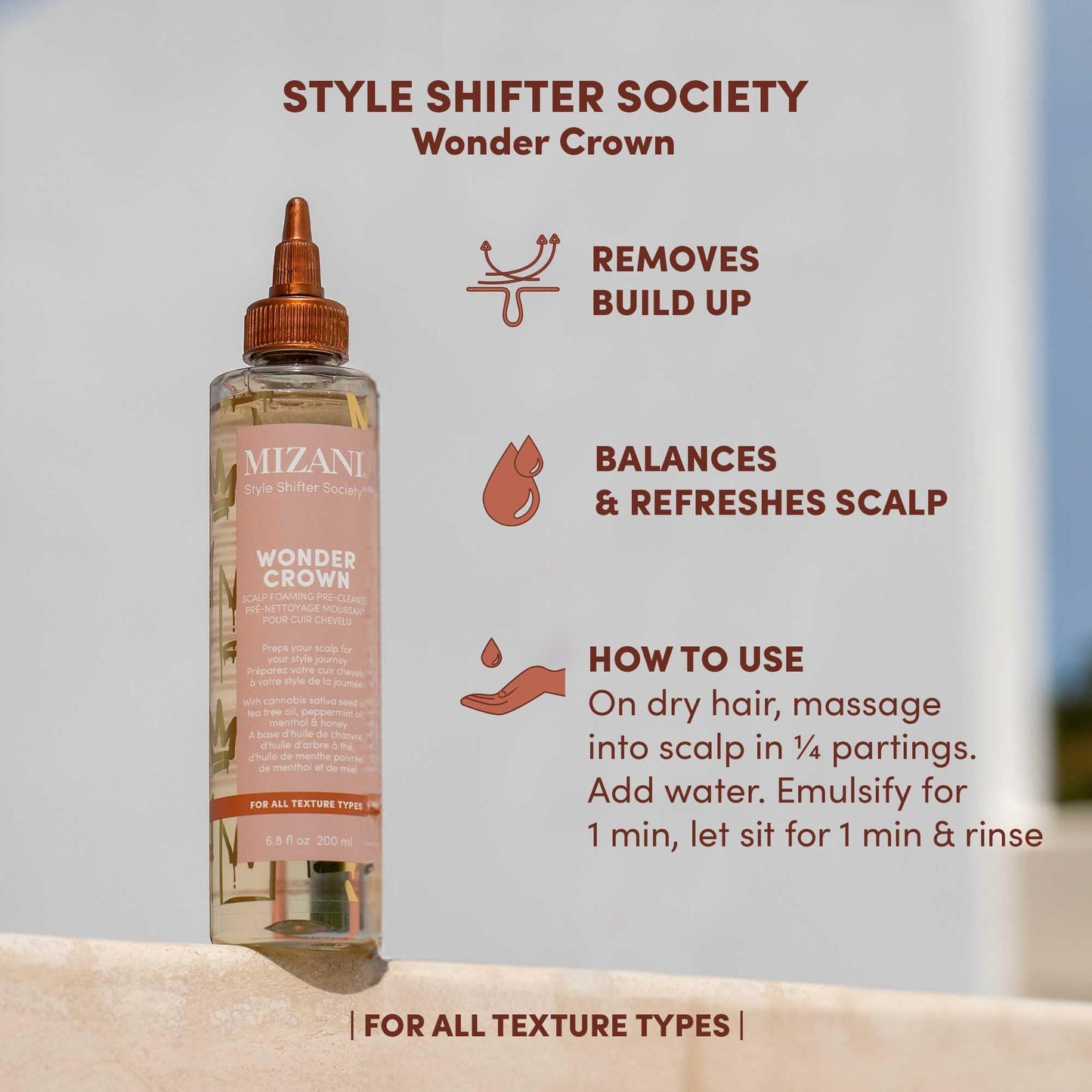Mizani Wonder Crown Scalp Cleanser – For Dry Scalps
