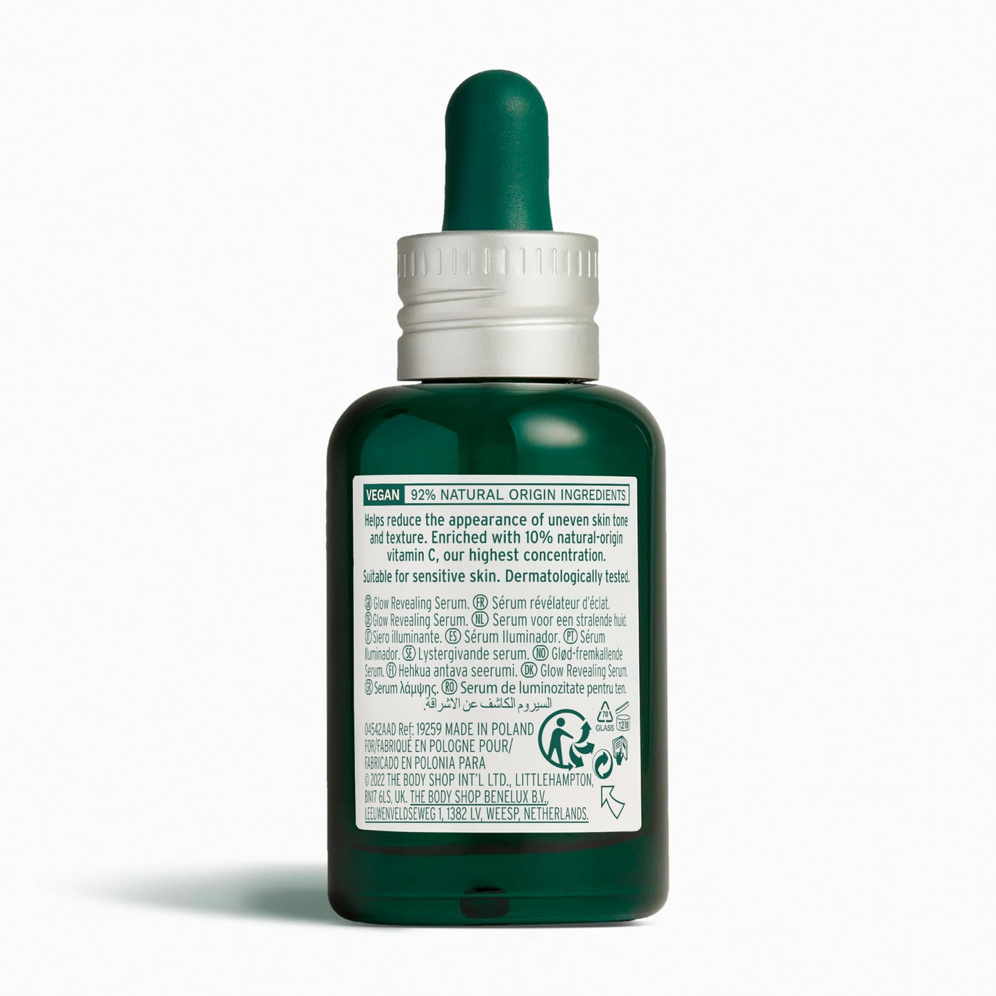The Body Shop Vitamin C Glow Revealing Serum – For Dull & Tired Skin – Vegan – 30ml