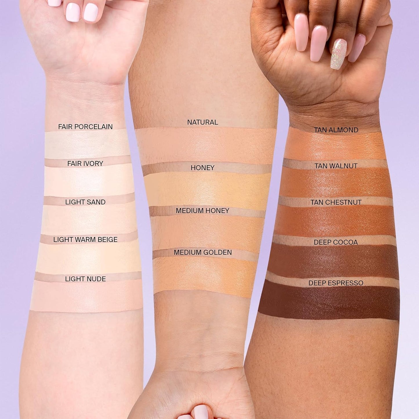 Cover Concealer - Tan Chestnut Liquid Concealer for Dark Circles | Hydrating, Smoothing, Long-Lasting Formula - 5 ml
