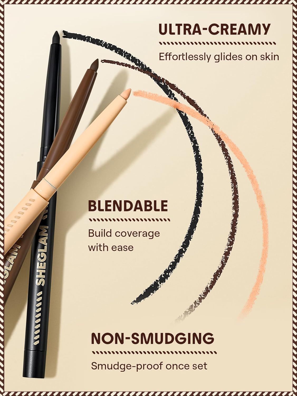 Smoke Clouds Eyeliner - Creamy Matte Finish for Versatile Looks | Long-Lasting & Easy to Apply