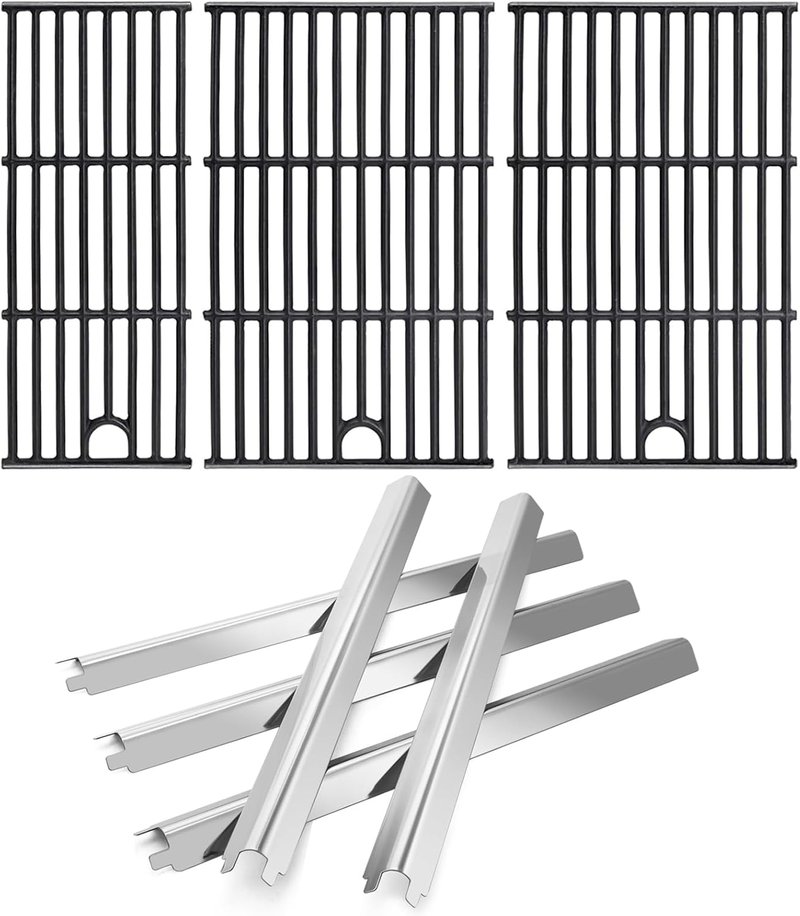Charbroil Grill Replacement Parts - Cooking Grate & Heat Plate for 5 & 2 Burner Models | Durable Steel