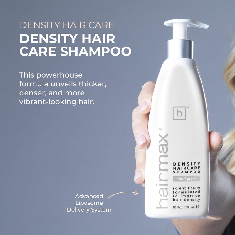 Hairmax Density Shampoo for Thinning Hair Cleanses and Exfoliates For Men & Women 10 fl oz /300 ml