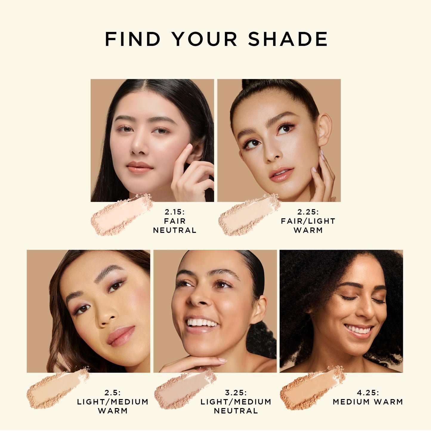 HALEYS Beauty Re-cover Pressed Powder Foundation Makeup, Medium to Full Coverage with Oil Control, Soft Matte Make up Finish for All-Day Wear, Light to Medium with Warm Tones, Shade 2.5