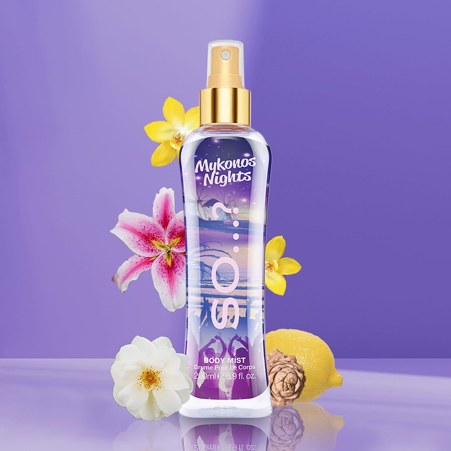 Mykonos Nights Body Mist by So…? for Women - 6.9 oz Body Mist - Pack of 3