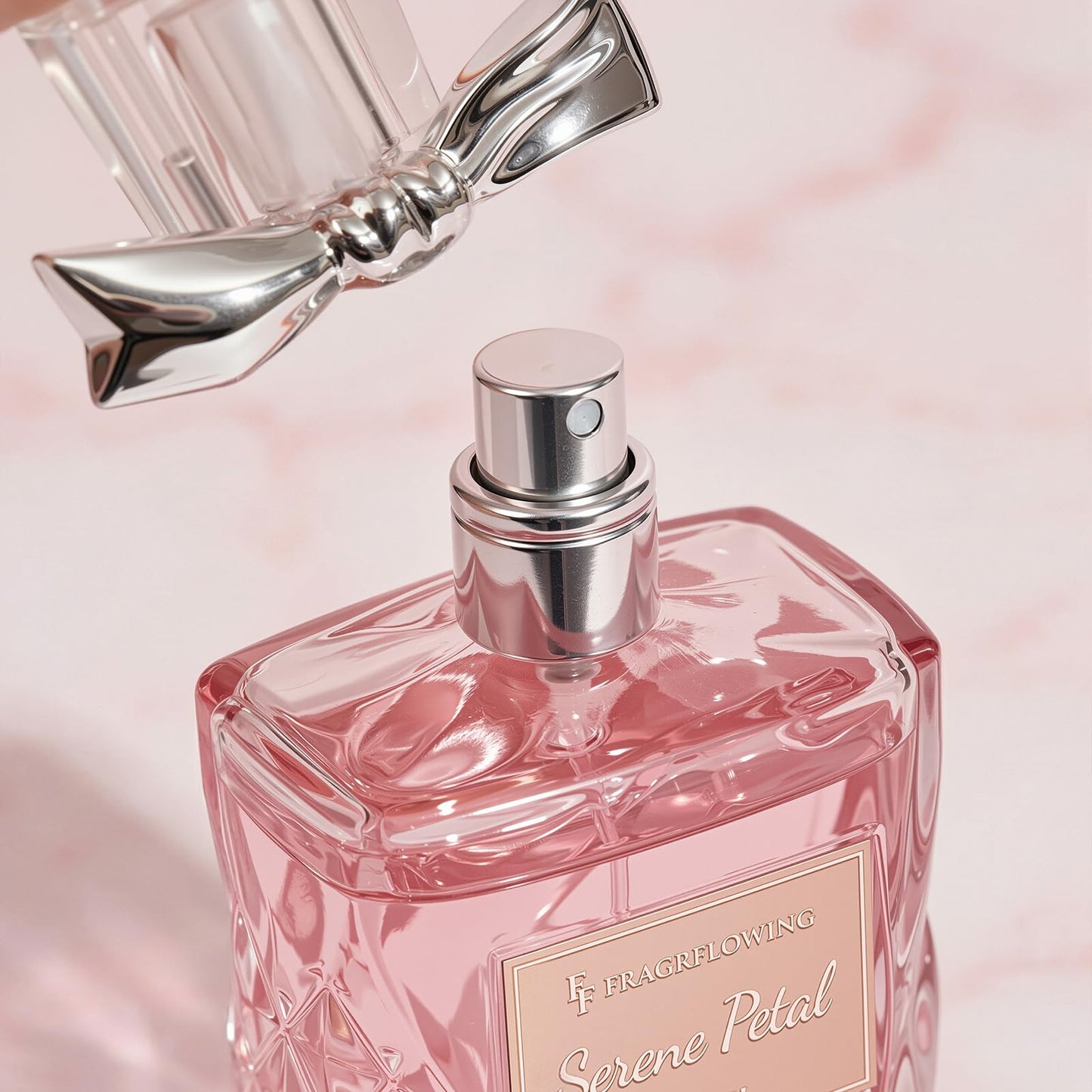 FF FRAGRFLOWING Perfume for Women - 100 ml / 3.4 fl oz - Alcohol-Free Long Lasting Floral Fragrance, Elegant Womens Perfume Gifts for Women and Moms