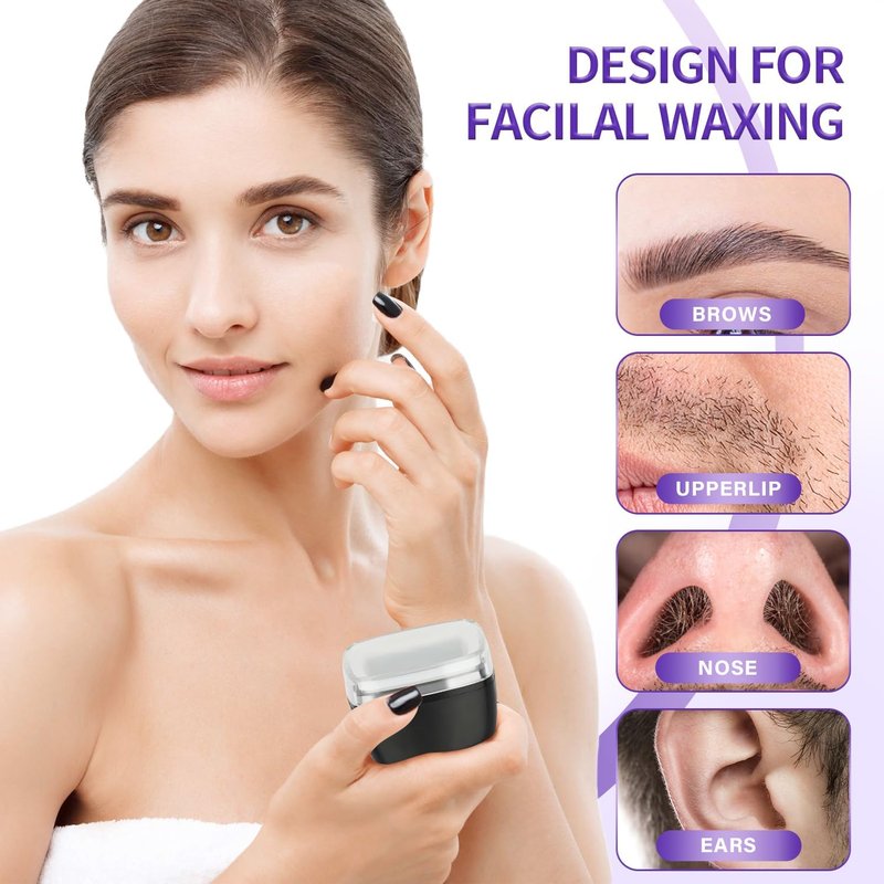 Double Wax Warmer For Hair Removal, Waxing Kit For Women & Men, Hard Wax Kit Wax Machine For Hair Removal Dual Wax Pot Warmer Professional Adjustable Temp Waxing Kit For Full Body, Facial, Home, Salon