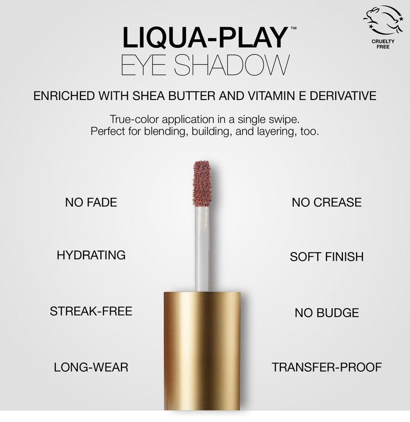 stila Liqua Play Liquid Eye Shadow | Long-Wear Matte Cream Eyeshadow with Blendable, Buildable, Lightweight Formula | No Crease, Budge or Fade | Infused with Shea Butter & Vitamin E