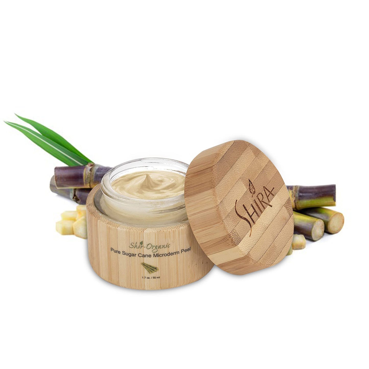 Shira Shir-Organic Pure Sugarcane Microderm Peel Loosens And Dissolves Dead Skin Cells Reveals Hydrated and Youthful-Looking Skin - All Skin Types (15 ml.)