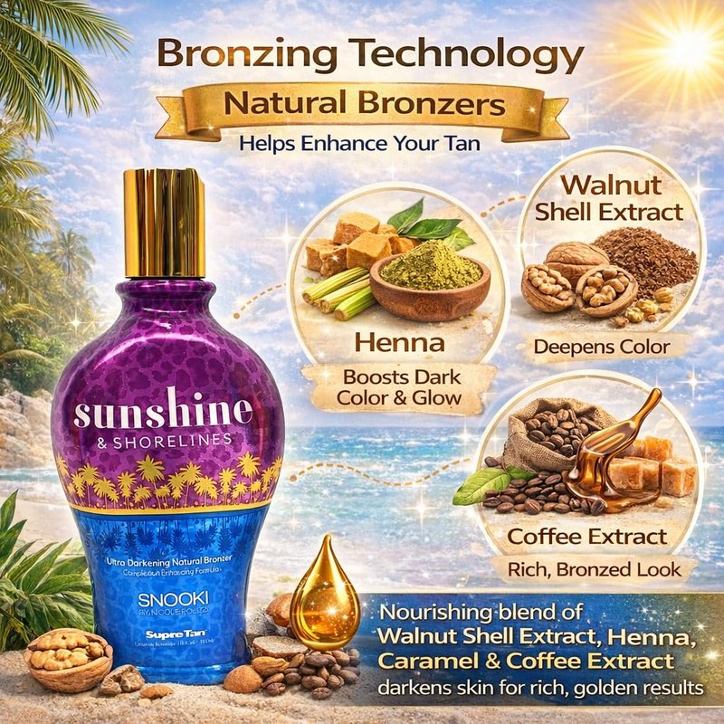 Supre Snooki Sunshine & Shorelines Ultra Darkening Natural Bronzer 12 ounces