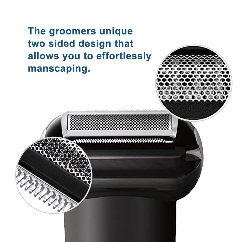 Philips Norelco BG5000 Replacement Heads - Compatible Foil Blades for Bodygroom Trimmer | 3 Pack