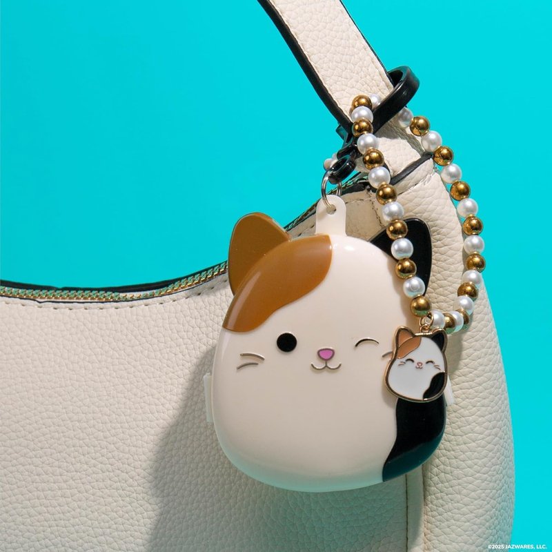 Squishmallows Cam the Cat Bracelet Kit | Create 3 Fun Accessories with Beads, Charms & Keychain | Friendship Jewelry Craft Set for Kids