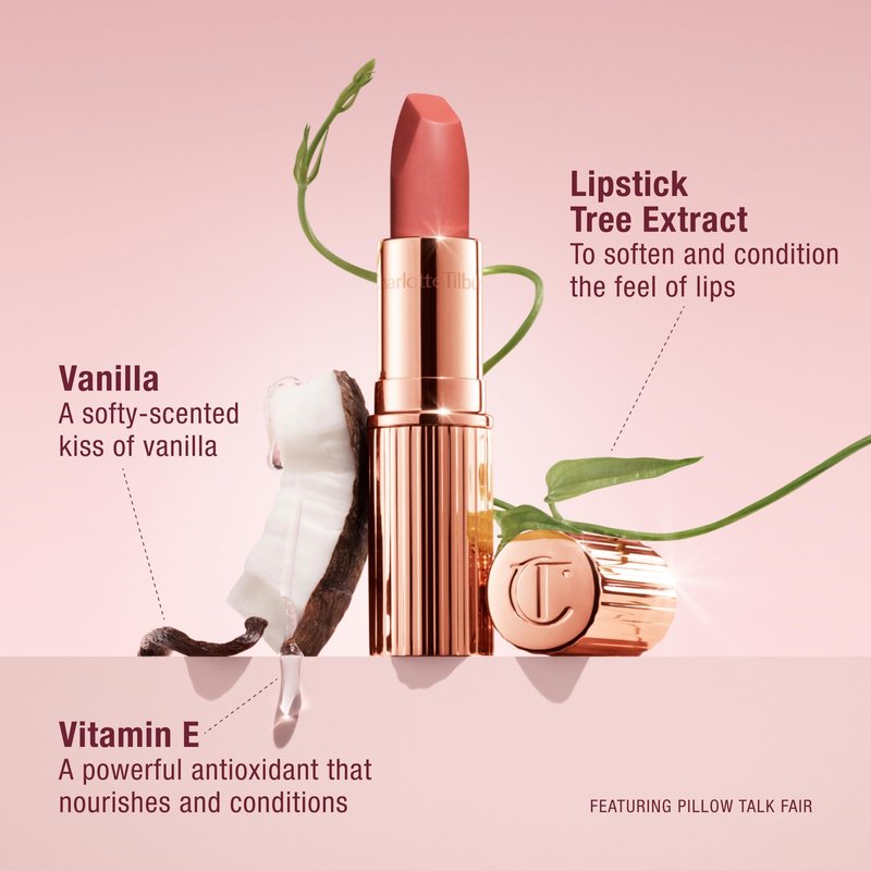 Charlotte Tilbury Matte Revolution Lipstick - Long Lasting, Matte Lipstick with Buildable Color & Lip-Loving Ingredients - Creamy, Easy to Blend Formula - So 90's