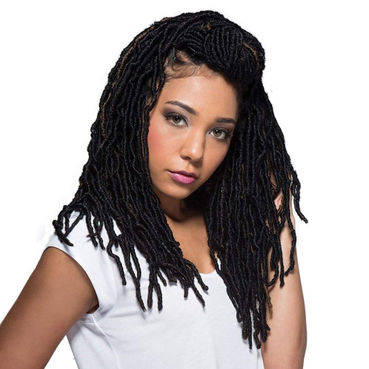 Bobbi Boss Crochet Braids | African Roots Nu Locs 14" Synthetic Hair (4-Pack) - Color 1B
