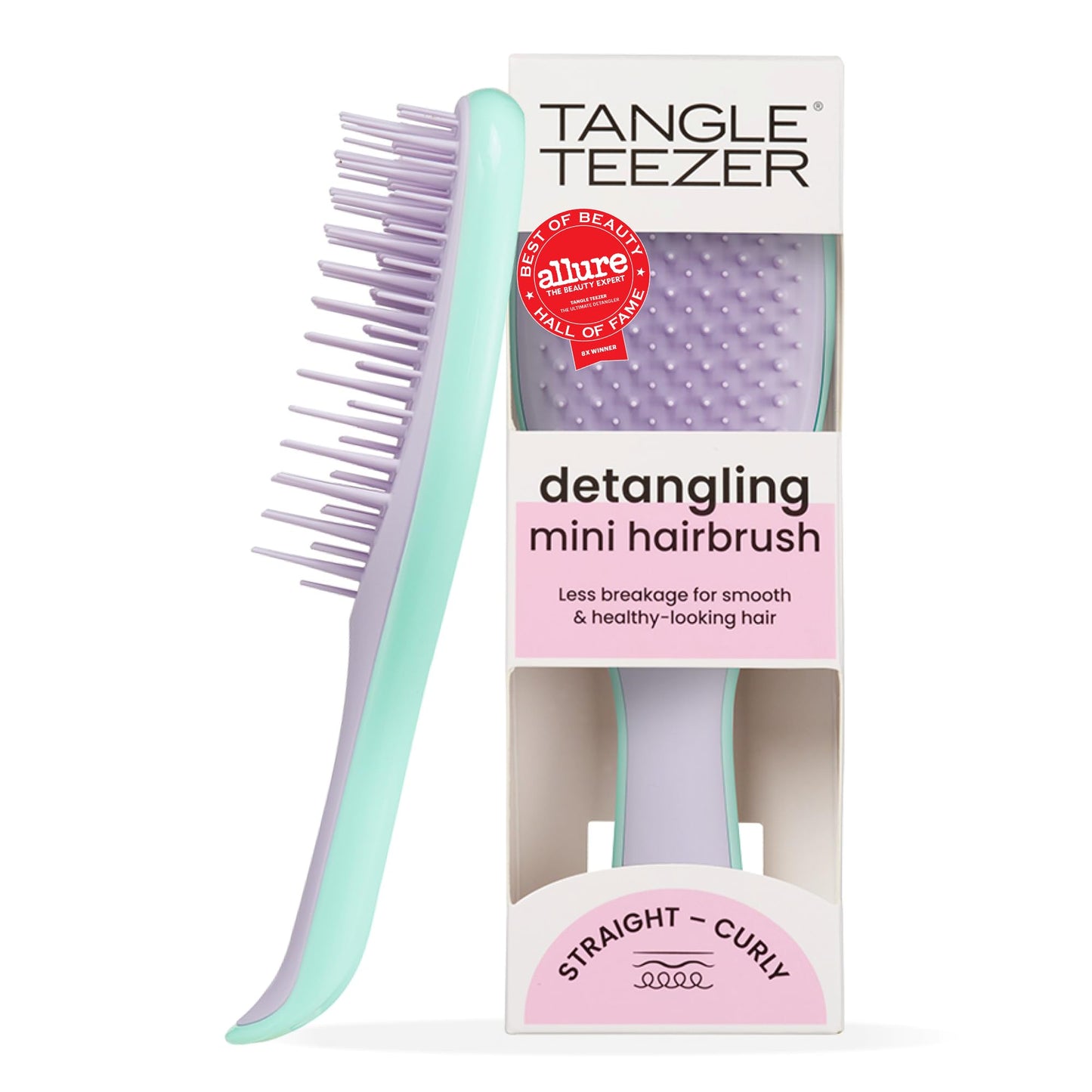 Tangle Teezer Ultimate Detangler Mini Hair Brush, Wisteria Leaf