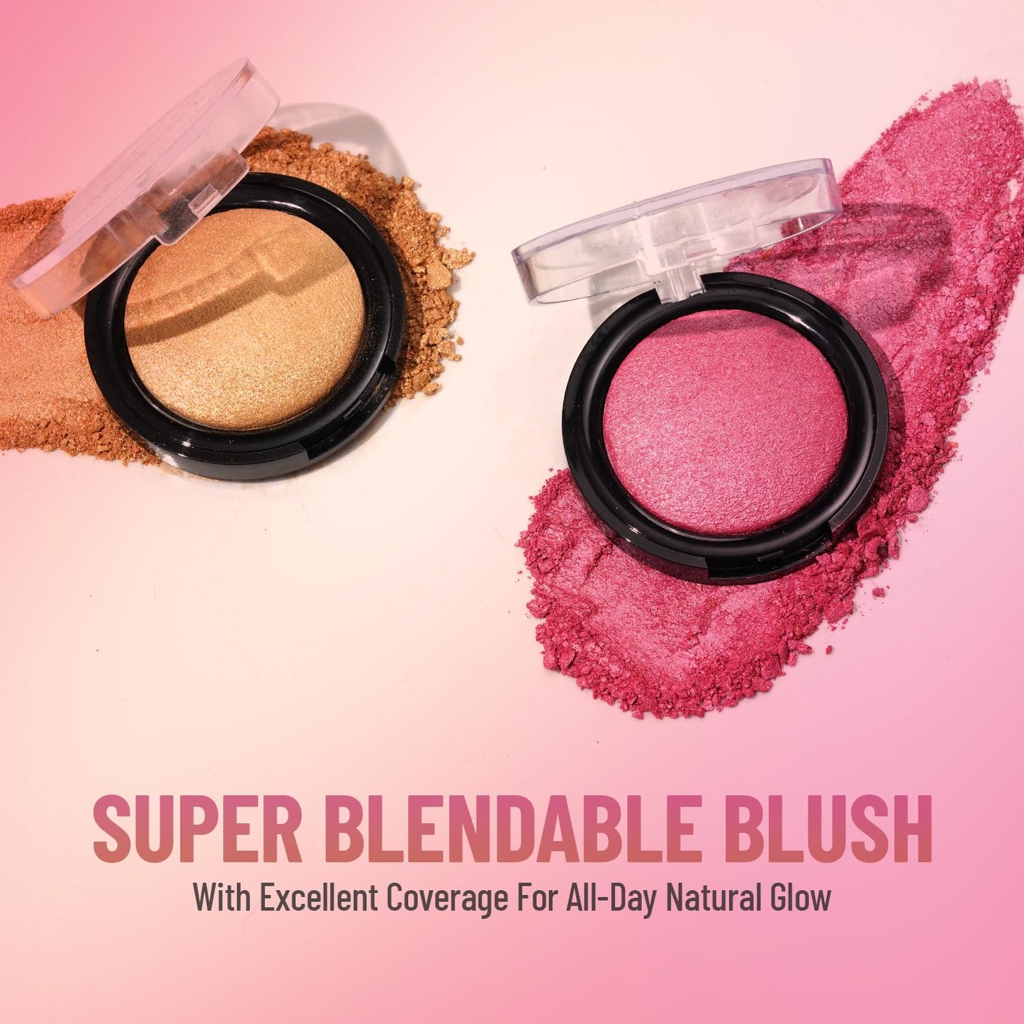 Swiss Beauty SB-802 Professional Blusher Baby Pink