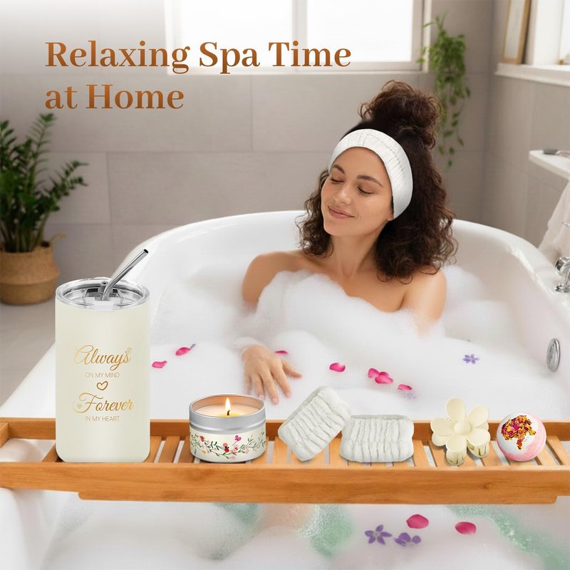 Unique Mother's Day Gifts | Relaxing Spa Gift Basket for Mom, Wife, Grandma - Thoughtful Care Package