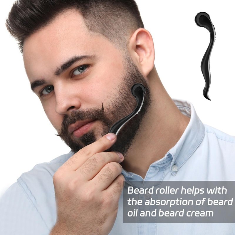Apolo Para Barba, Estimulante Para Barba Ultra Potente, Bálsamo Para Crecimiento de Barba Para Hombre, Apolo Para Cabello Barba Crema, Beard Beard Growth Oil Stimulating Balm Thicker, Fuller (2pcs)