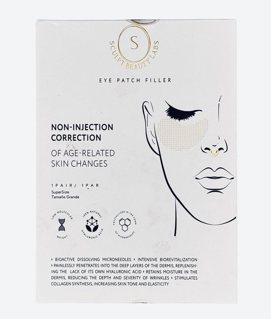 S SCULPT BEAUTY LABS Nano Needling Eye Patches rejuvenate and refresh the delicate skin around your eyes. Infused with 2000 ultra-fine nano needles for enhanced absorption and effective results.