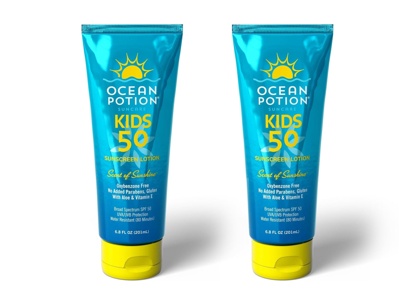 Ocean Potion Kids Sunscreen Lotion SPF#50 6.8oz (Pack of 2)