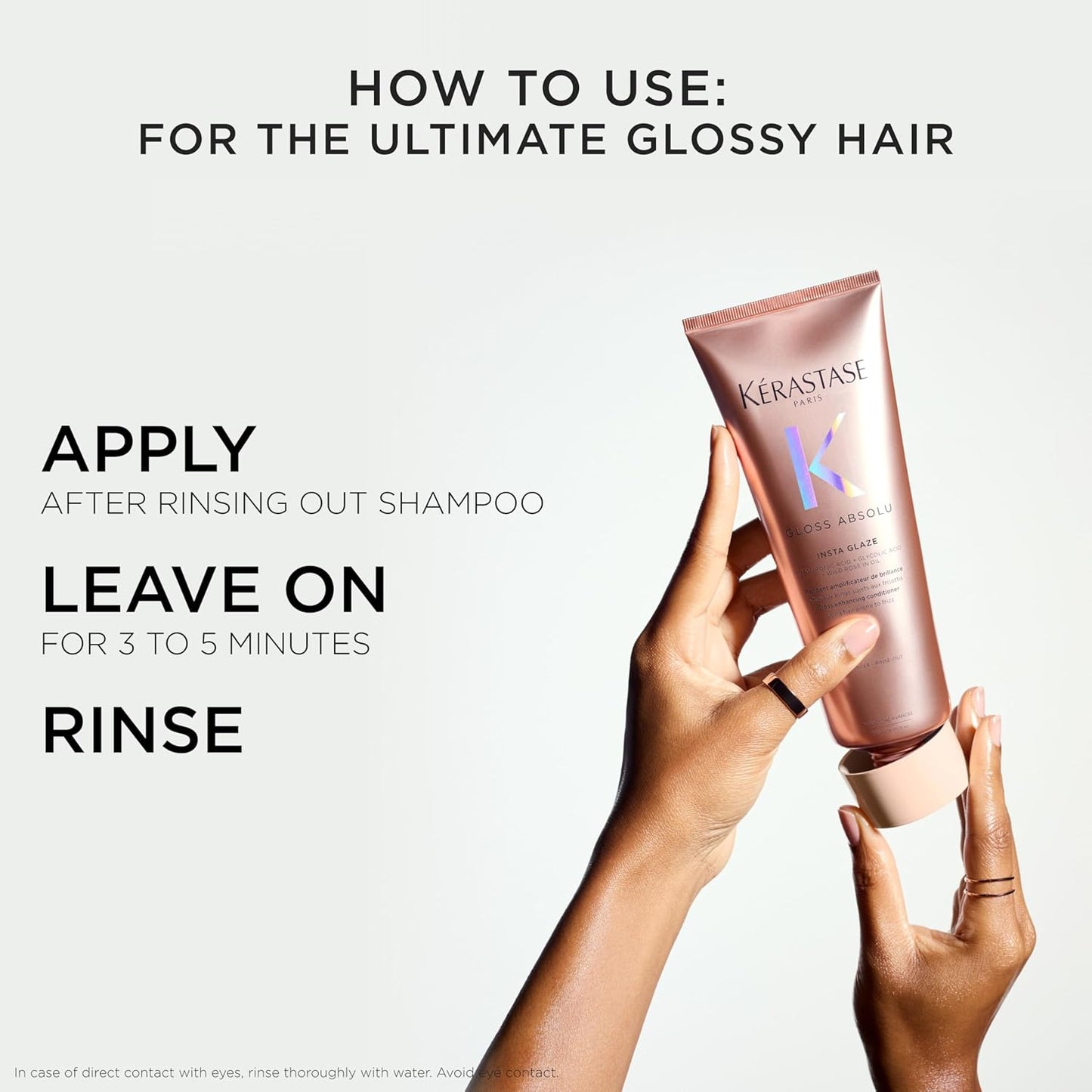 Kerastase Gloss Absolu Conditioner - High-Shine Anti-Frizz Formula | Deep Hydration & Detangling for Glossy, Bouncy Hair