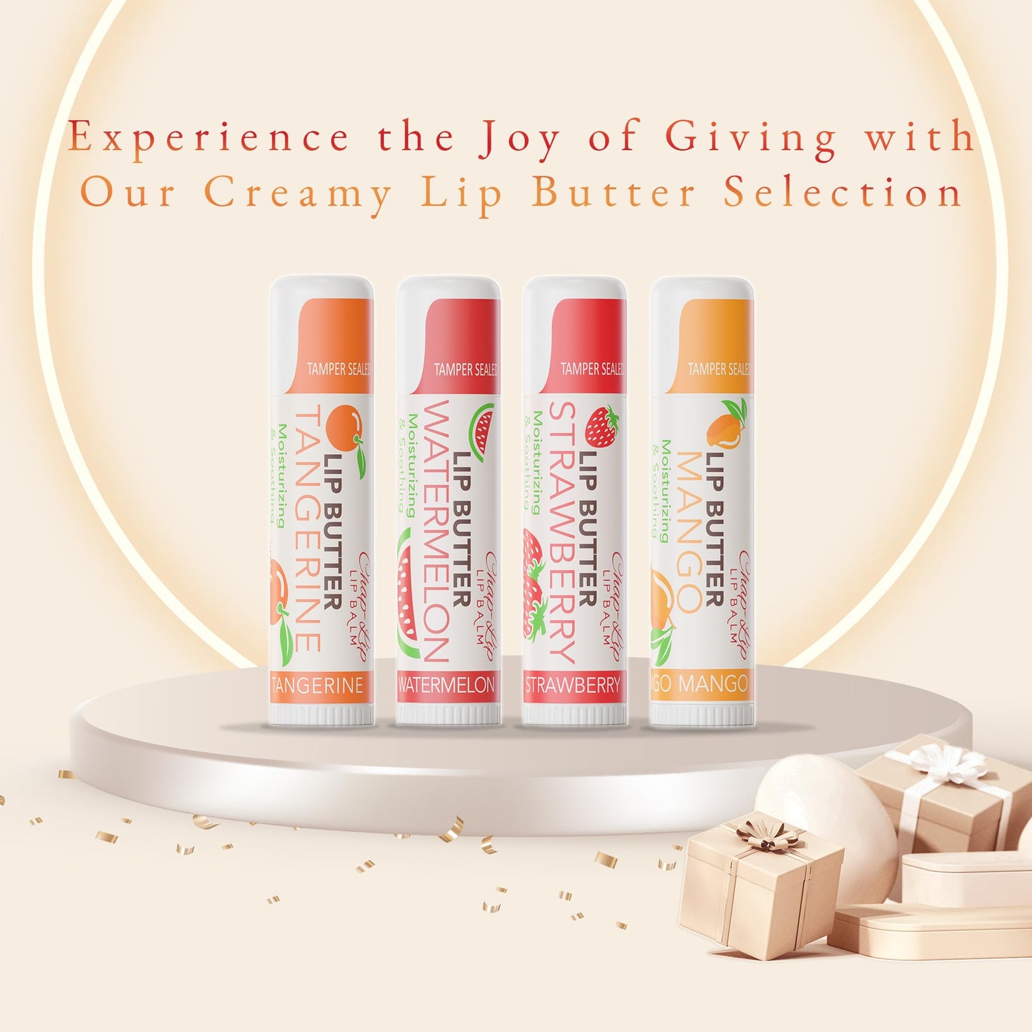 CHAP-LIP Original Lip Balm Hydrating Bulk Chap Stick with Fruit Flavors, Coconut Oil, and Cocoa Butter -Dermatologist Tested Lip Therapy Pack for Men and Women - Made in the USA, 48 Pack