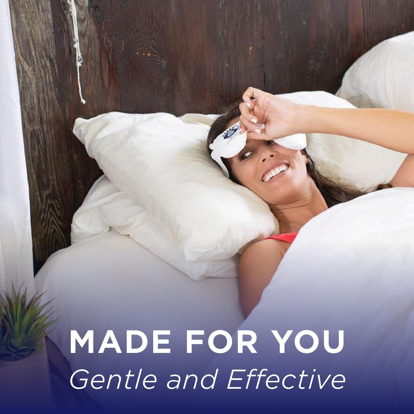 Heyedrate Heated Eye Mask - Soothing Warm & Cold Compress for Temporary Relief of Irritated Eyes - Reusable Mask, White